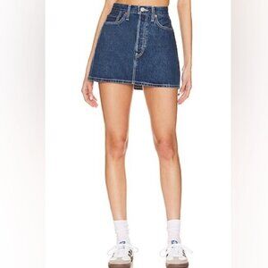 RE/DONE Denim Mini Skirt